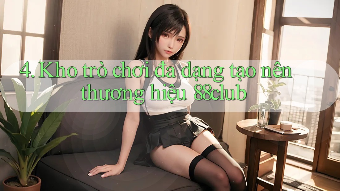 4. Kho trò chơi đa dạng tạo nên thương hiệu 88club