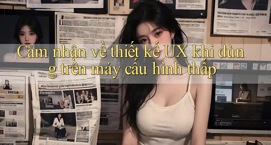 Cảm nhận về thiết kế UX khi dùng trên máy cấu hình thấp