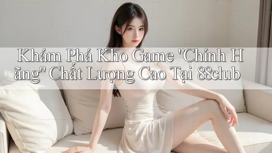 Khám Phá Kho Game “Chính Hãng” Chất Lượng Cao Tại 88club Khám Phá Kho Game “Chính Hãng” Chất Lượng Cao Tại 88club