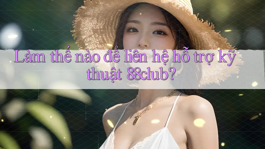 Làm thế nào để liên hệ hỗ trợ kỹ thuật 88club?