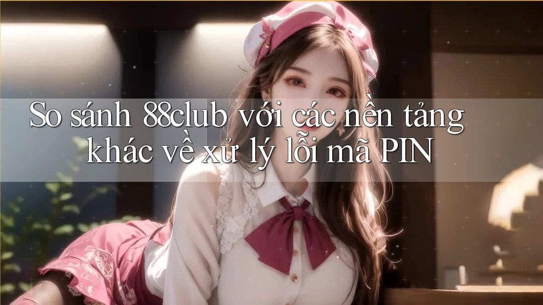 So sánh 88club với các nền tảng khác về xử lý lỗi mã PIN