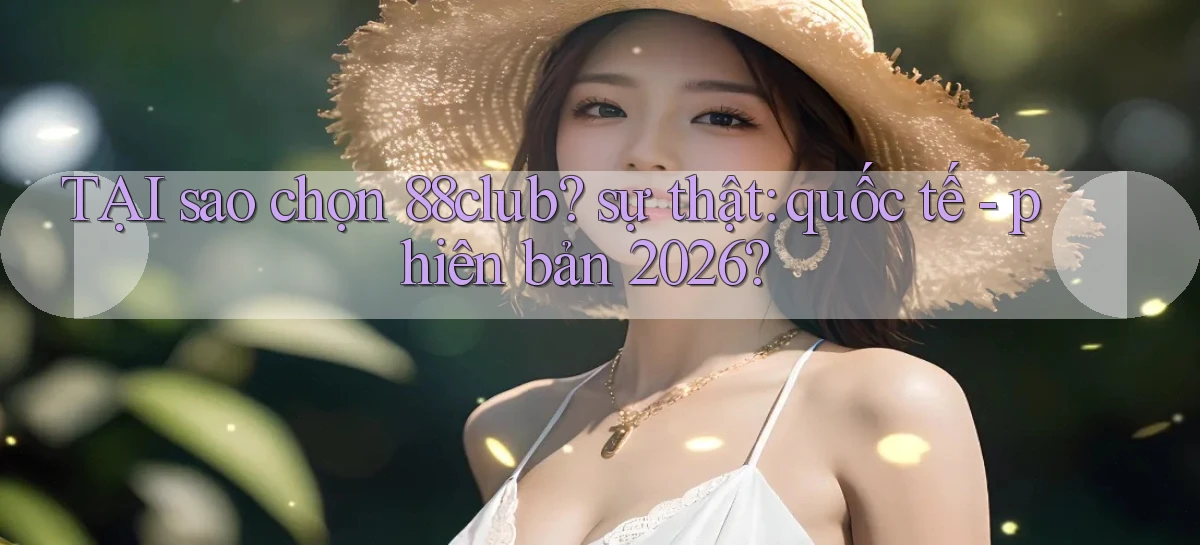 TẠI sao chọn 88club sự thật quốc tế   phiên bản 2026