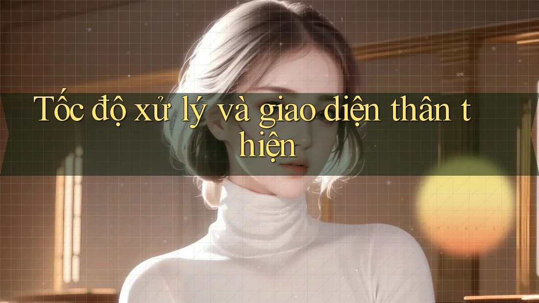Tốc độ xử lý và giao diện thân thiện
